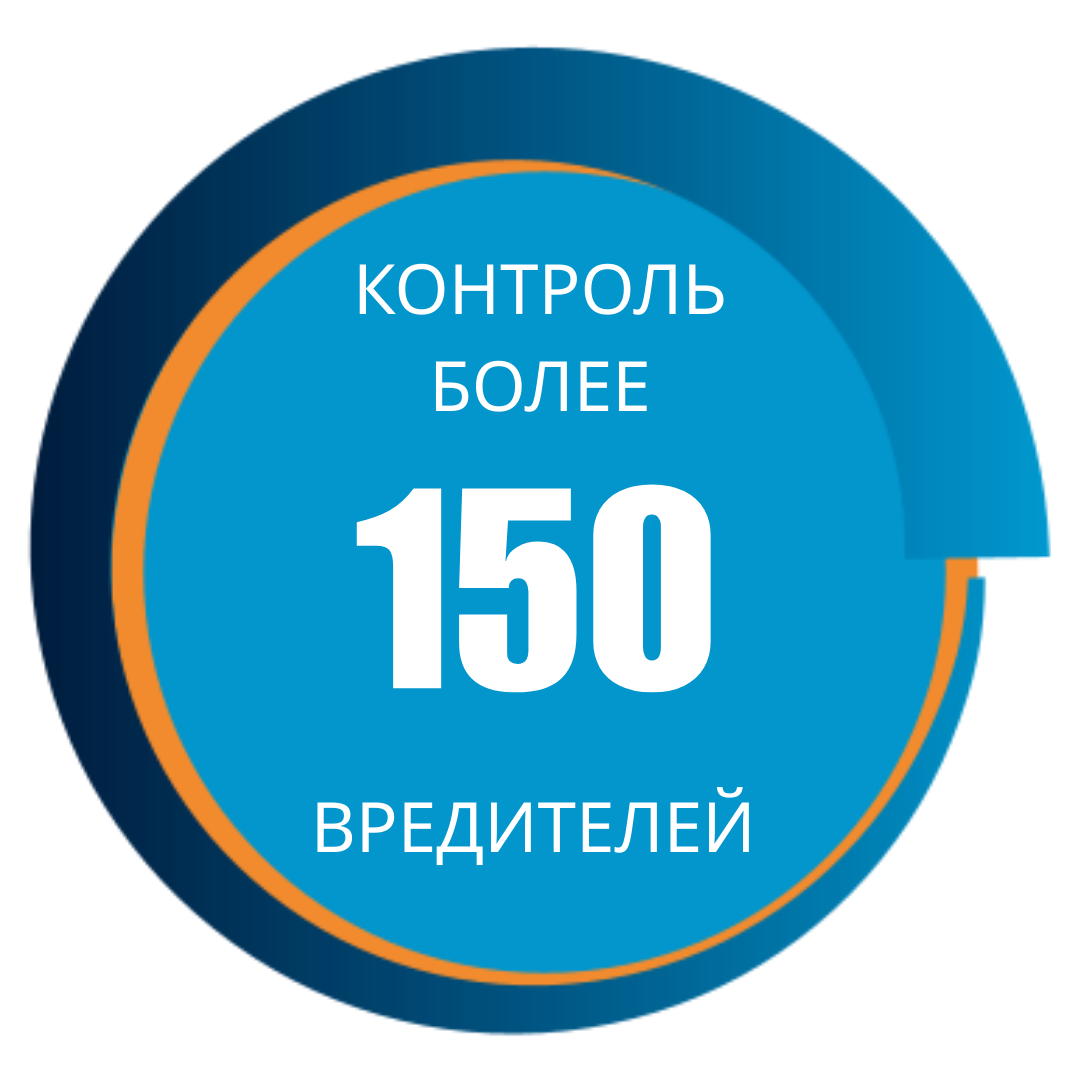 Контроль более 150 вредителей