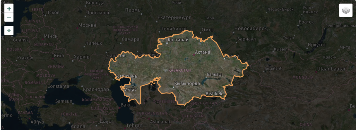 Карта Казахстана